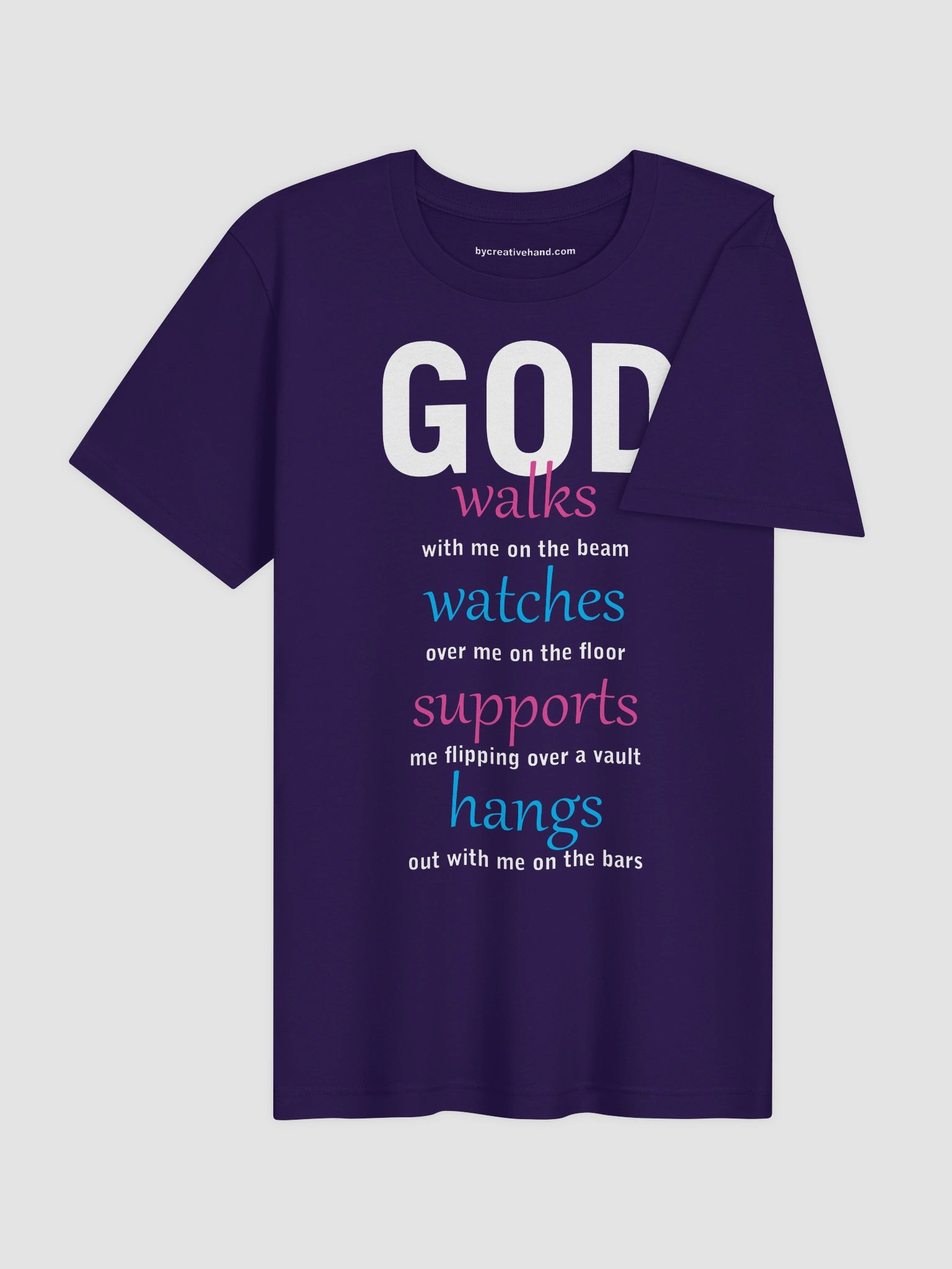 God walks-watches-supports-hangs T-Shirt PBTX product image (4)