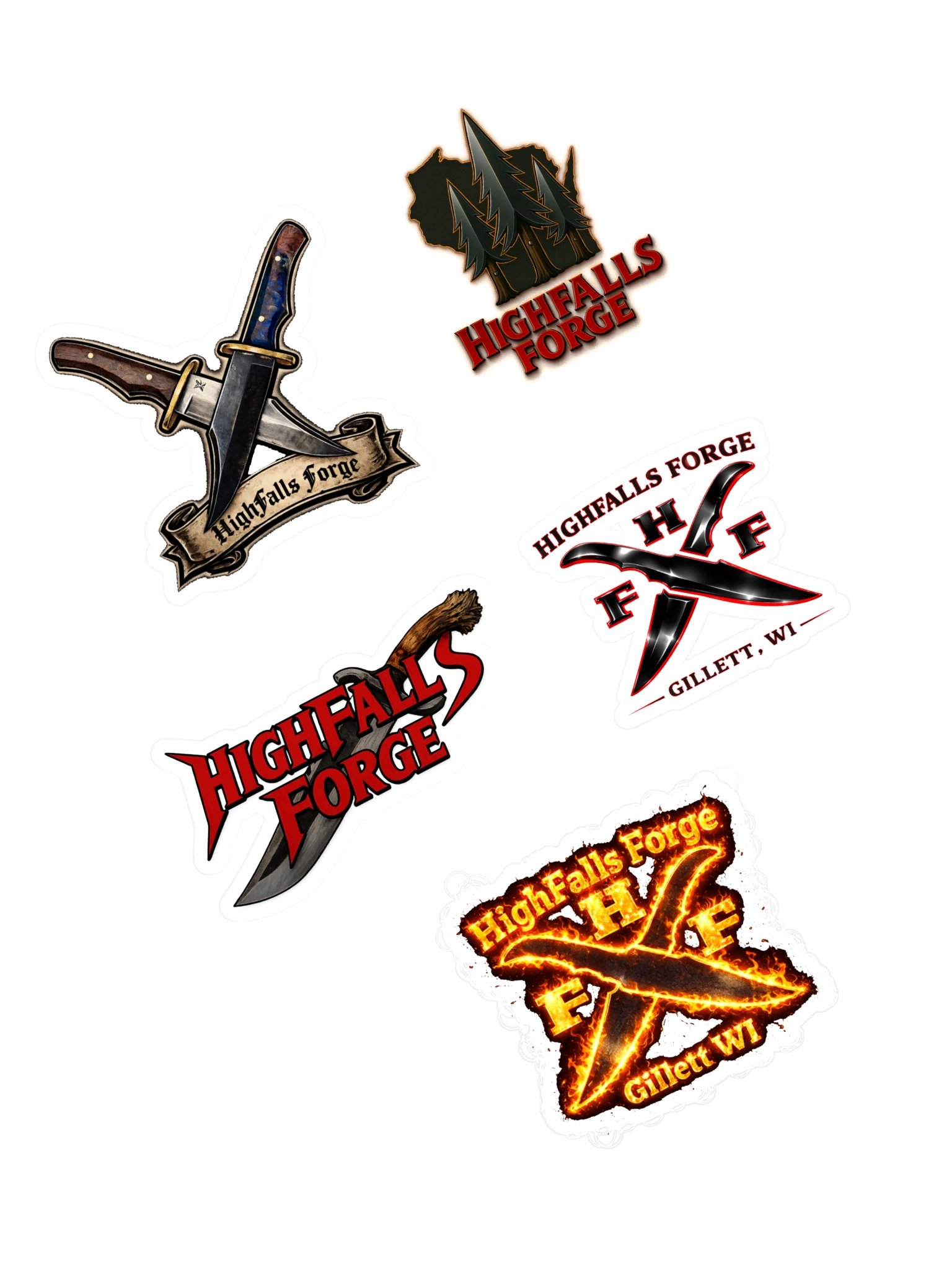 HighFalls Forge Stickers 2 product image (1)