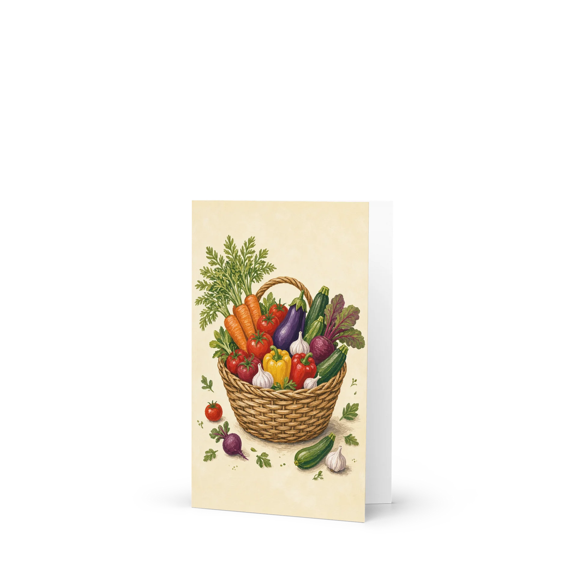 Garden Harvest Basket Greeting Card product image (1)