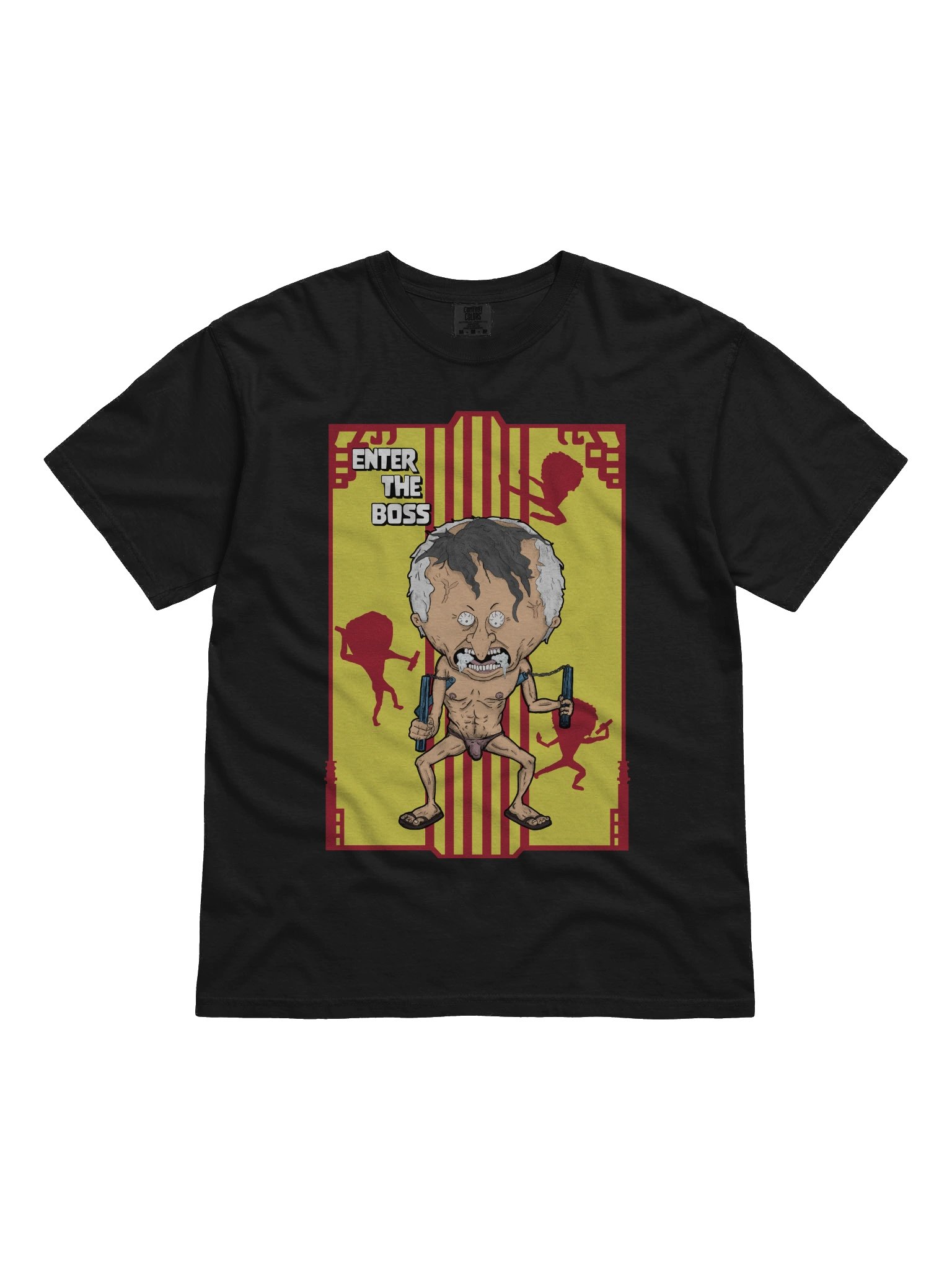 Enter the Boss - Smiling Friends (Black, Front) product image (6)