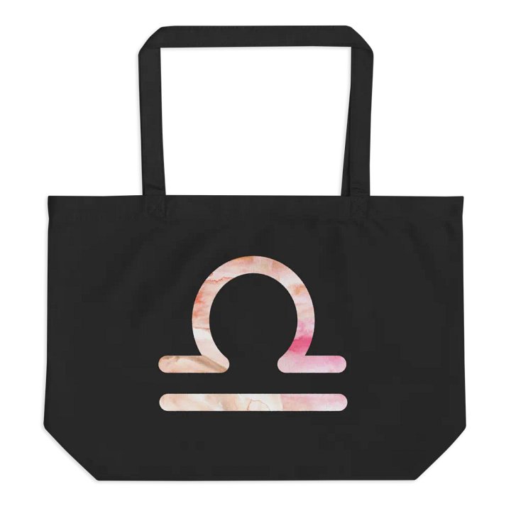 Libra Earth-tone Sigil Cotton Tote product image (1)