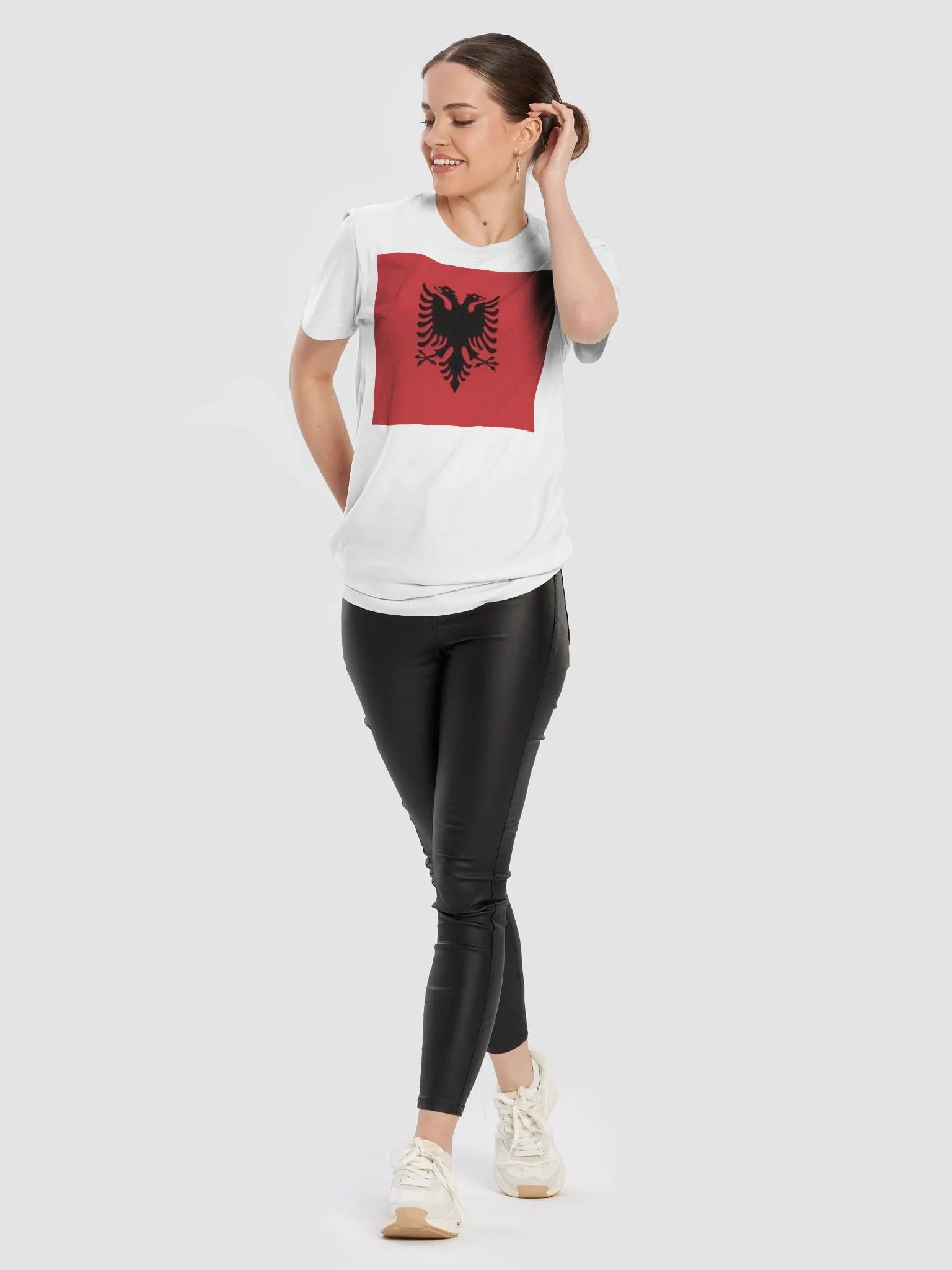 Exclusive Graphic Grove Supersoft Unisex T-Shirt - Albania Flag Design product image (1)