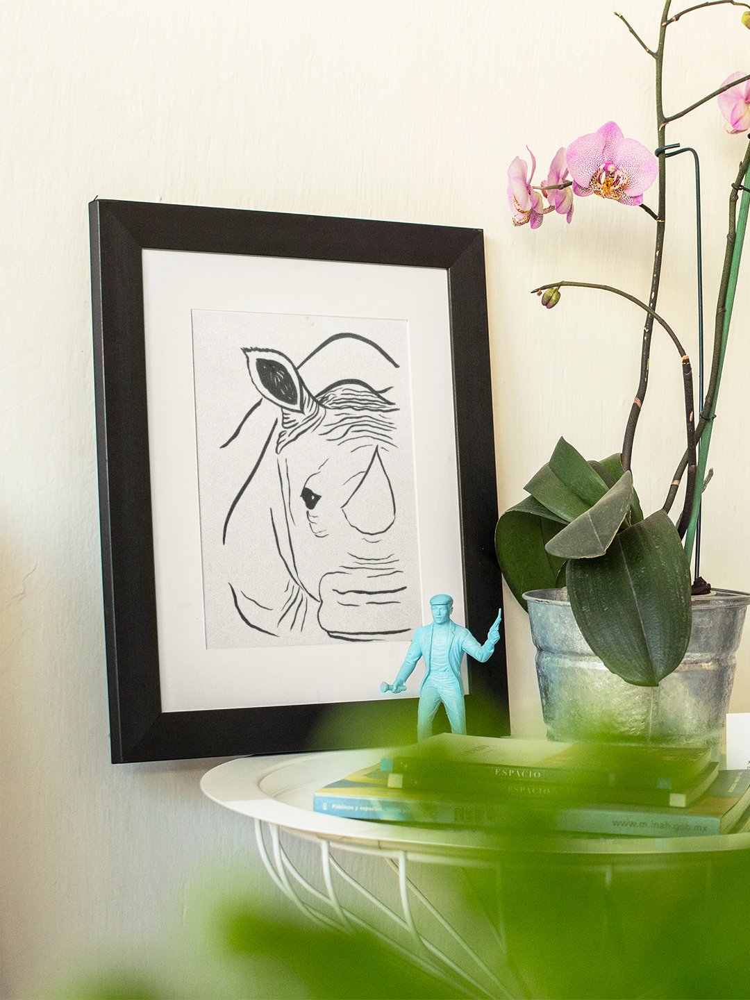 Face Of A Rhino Art Print product image (19)