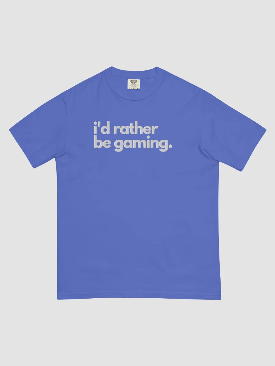 Comfort Colors Sensory-Friendly I'd Rather Be Gaming Shirt product image (2)