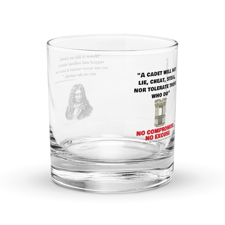 Honor Code Rocks Glass product image (1)