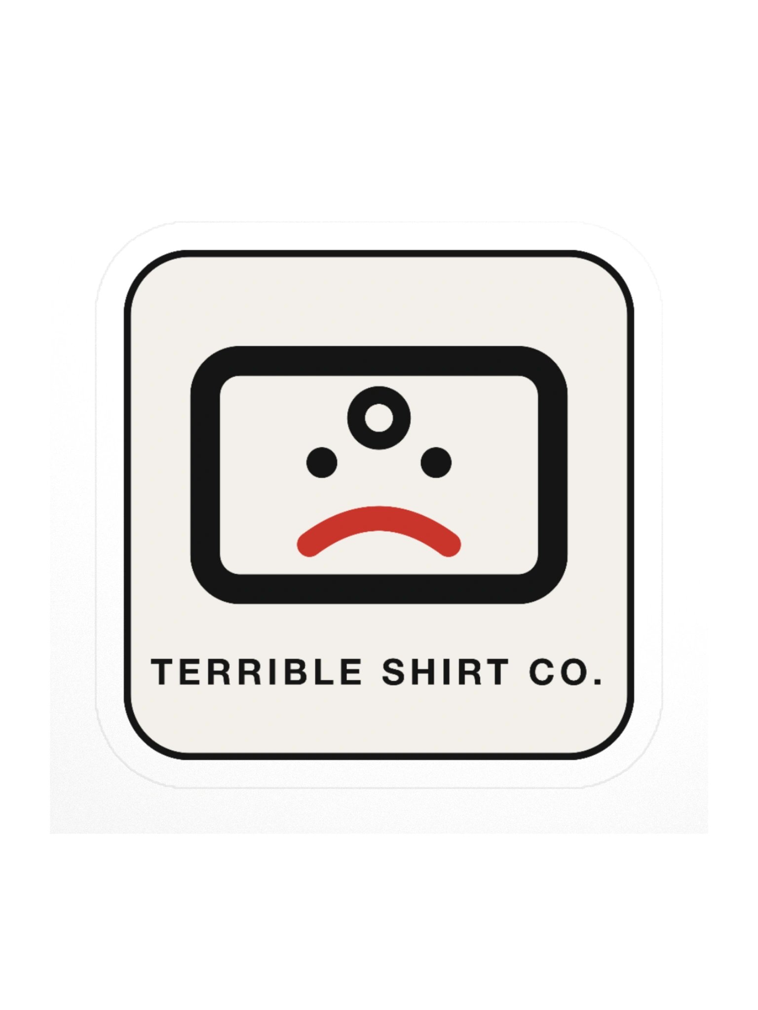 The Tag Sticker — Sad Care-Tag Mark product image (2)