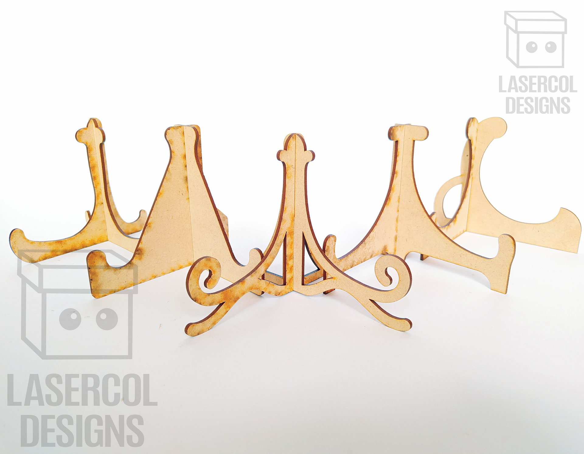 Easel Plate Stand Set 2 - Laser Cut Files product image (2)