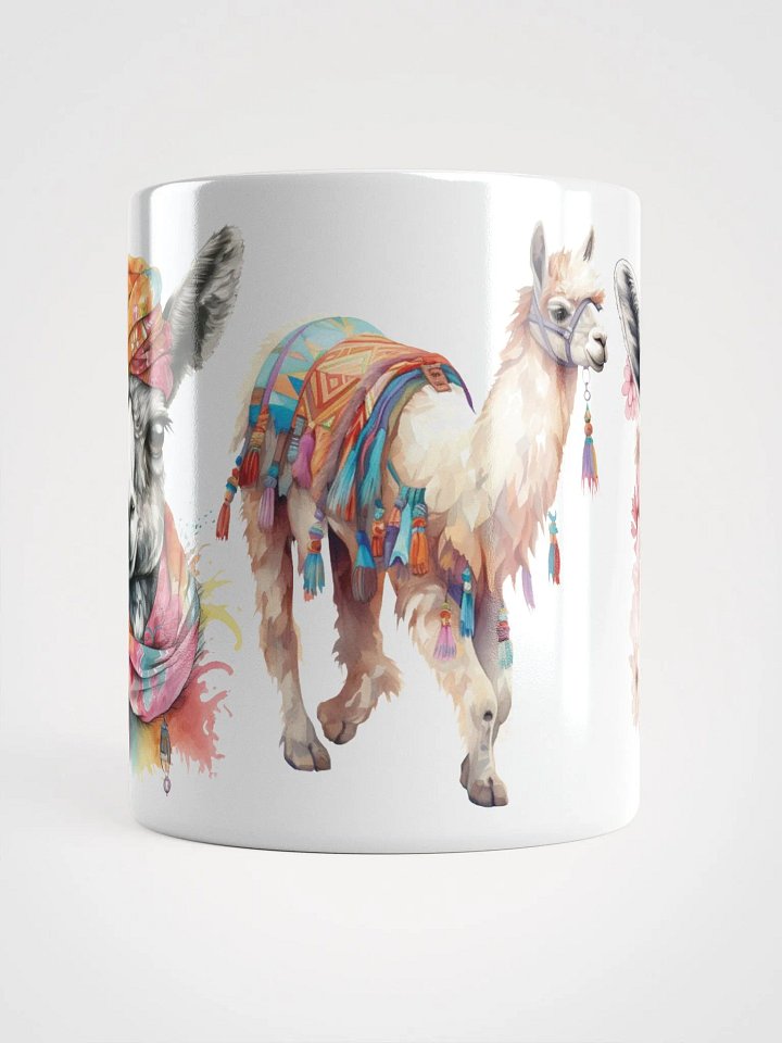 Whimsical Llama Trio Mug product image (2)