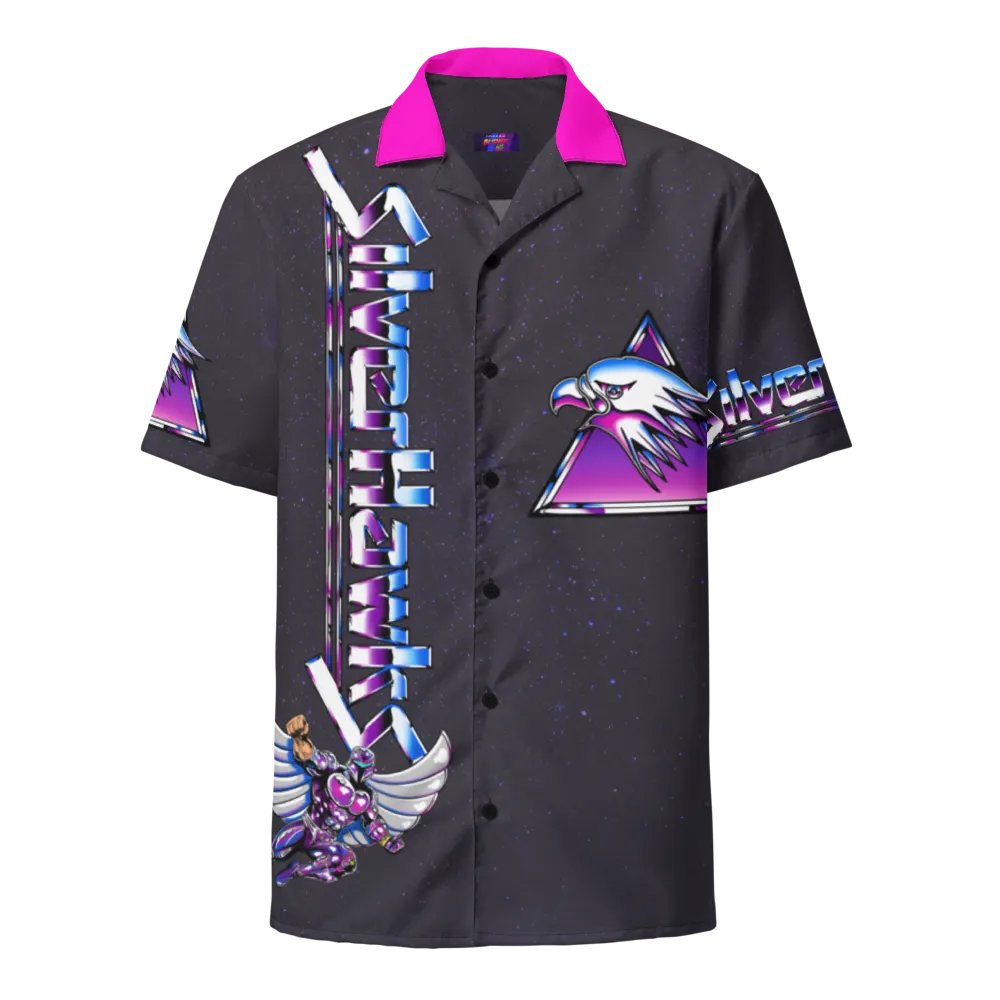 SilverHawks Retro Tribute Hawaiian Button up product image (1)