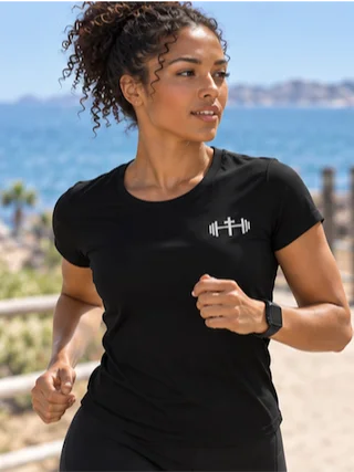 His House Womens Performance T-Shirt - Black by His House