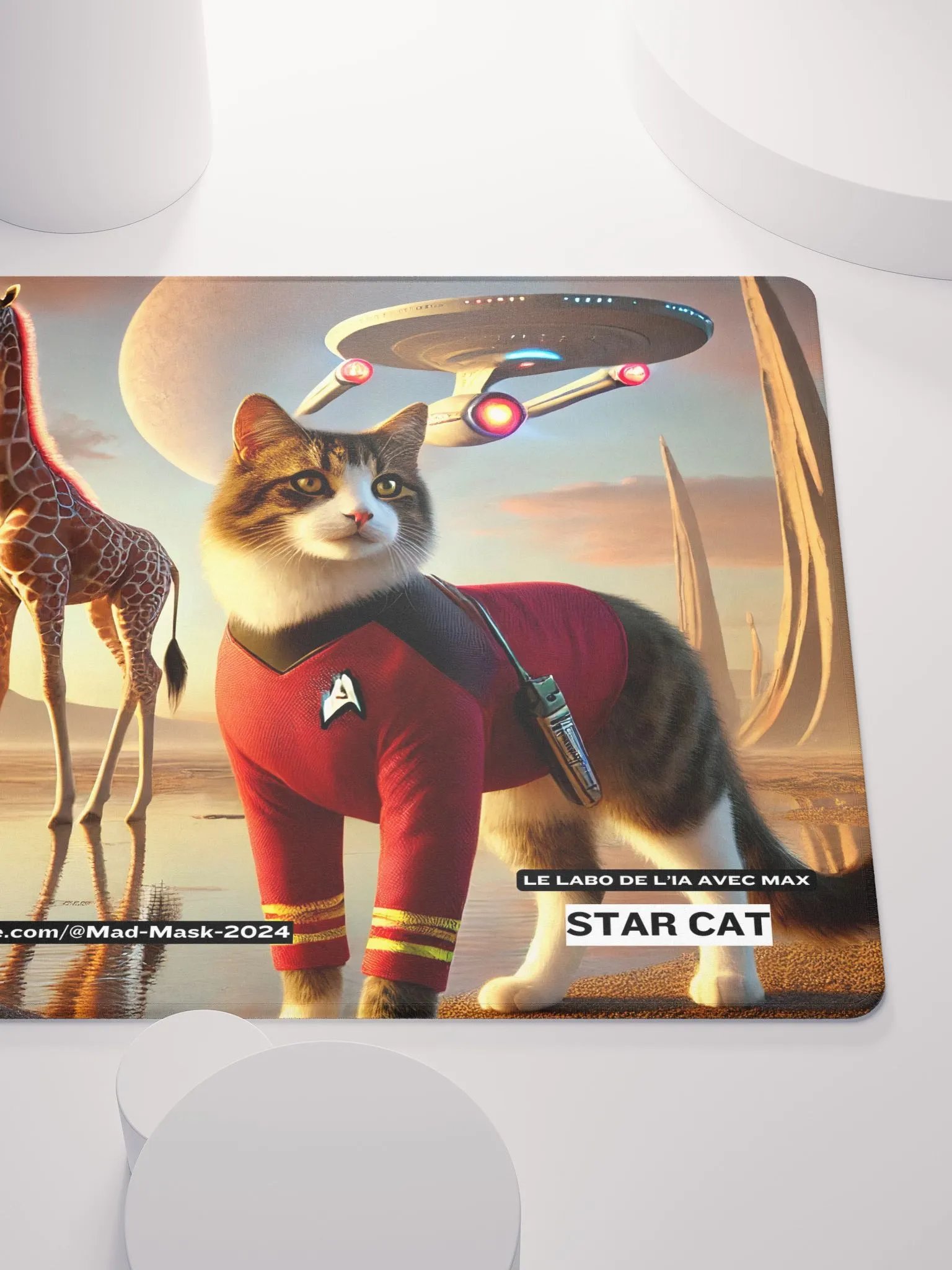 Mouse Pad Gaming Star Cat product image (5)