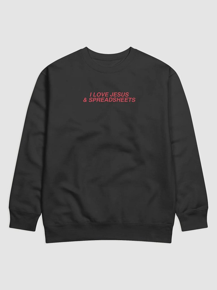 I Love Jesus & Spreadsheets Crewneck product image (1)