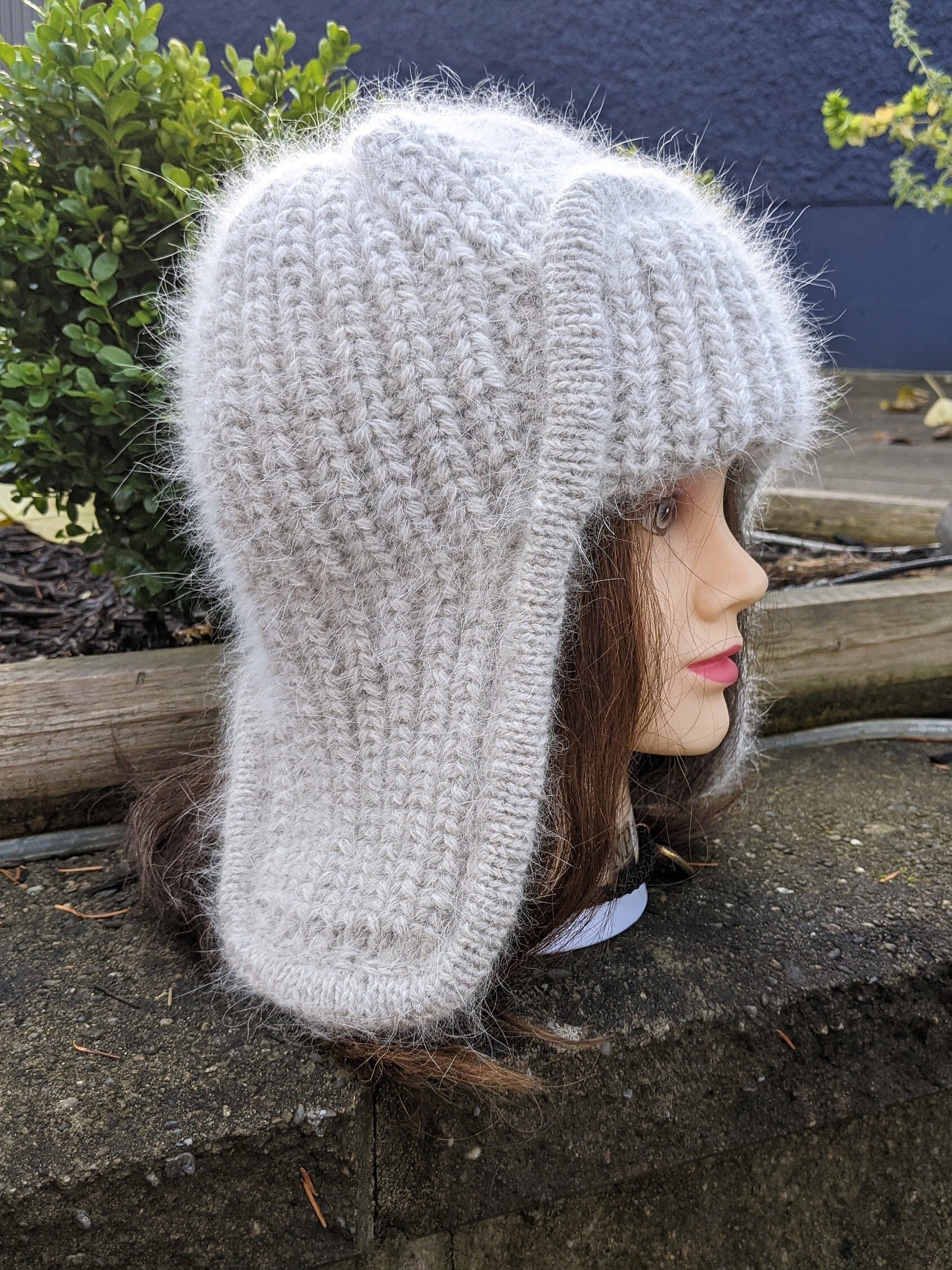 Trapper Hat Knitting Pattern for Women product image (8)