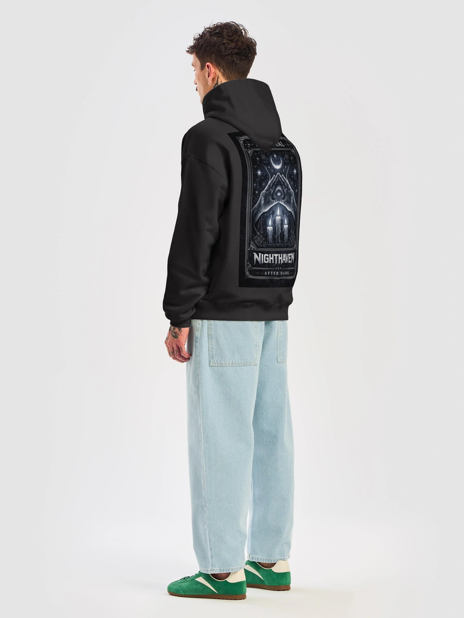Night Haven Gothic Raven Hoodie product image (8)