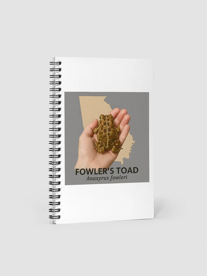 Fowler's Toad and Black Vulture Spiral Notebook product image (1)