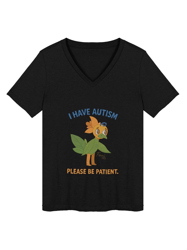 💛 Finni Says: Please Be Patient — Disney With Sean Show V-neck T-Shirt product image (1)