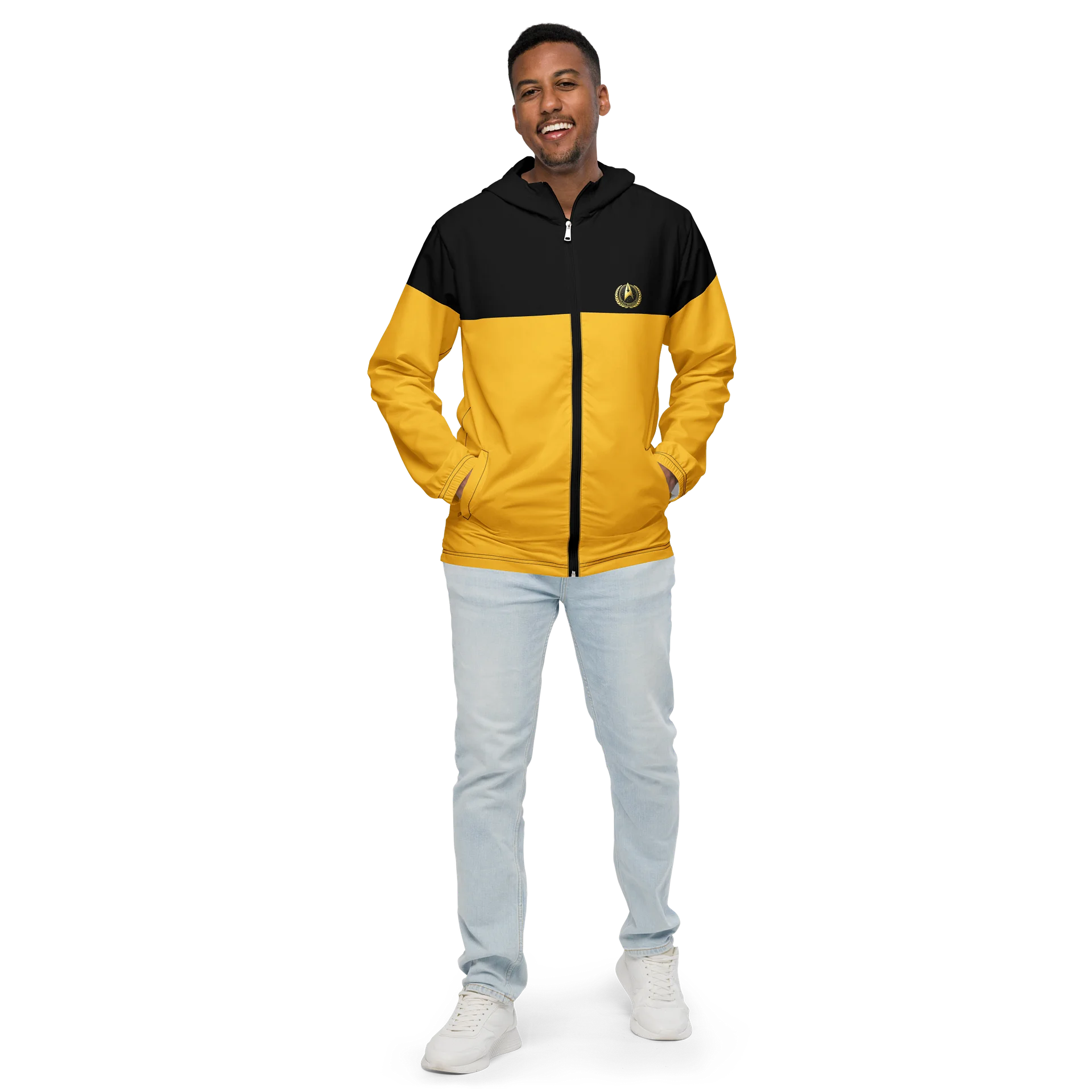 STFC Briefings On The Bridge Collection Engineering Zip Windbreaker product image (1)