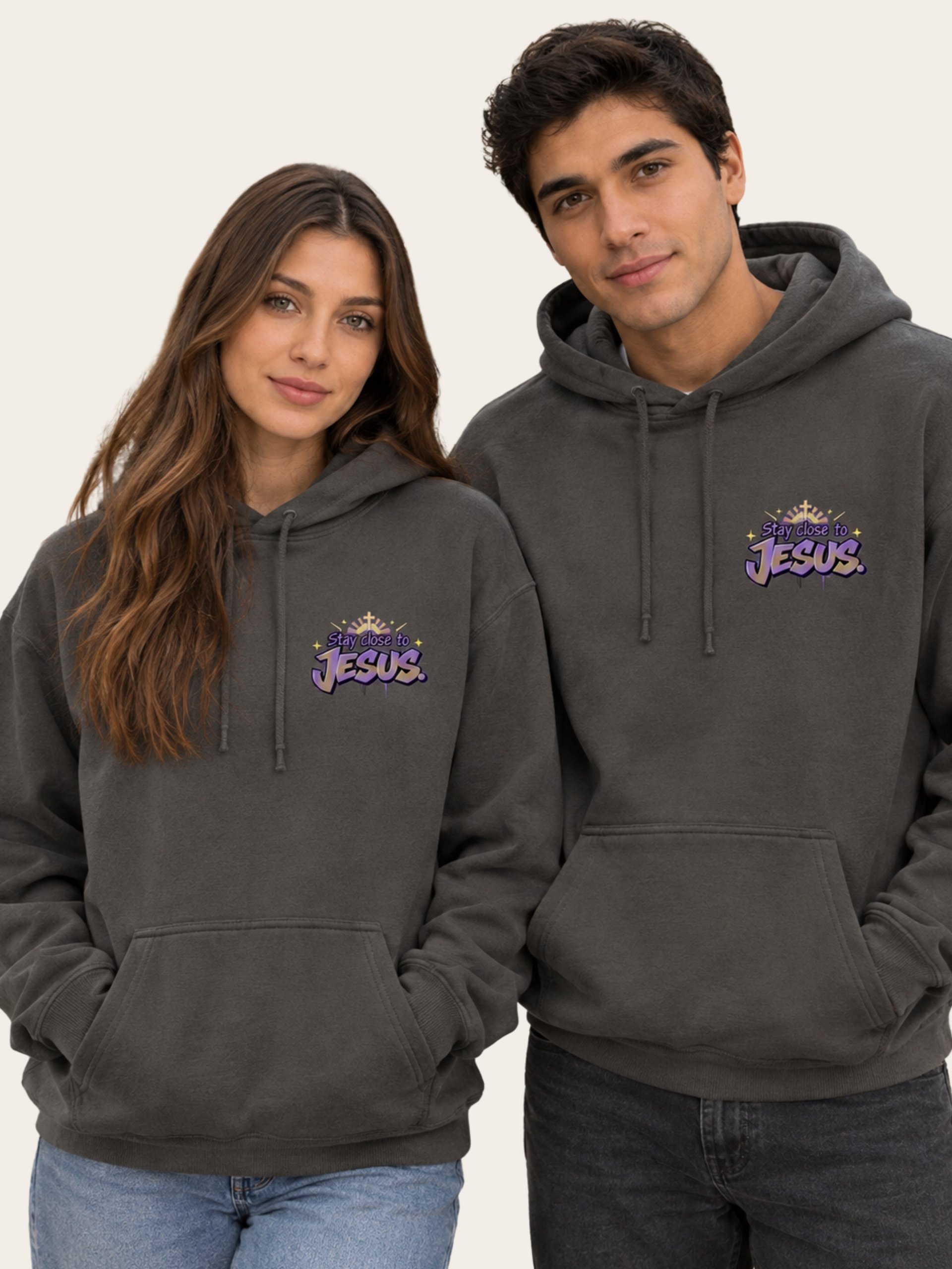 Stay Close to Jesus Graffiti Unisex Hoodie product image (1)
