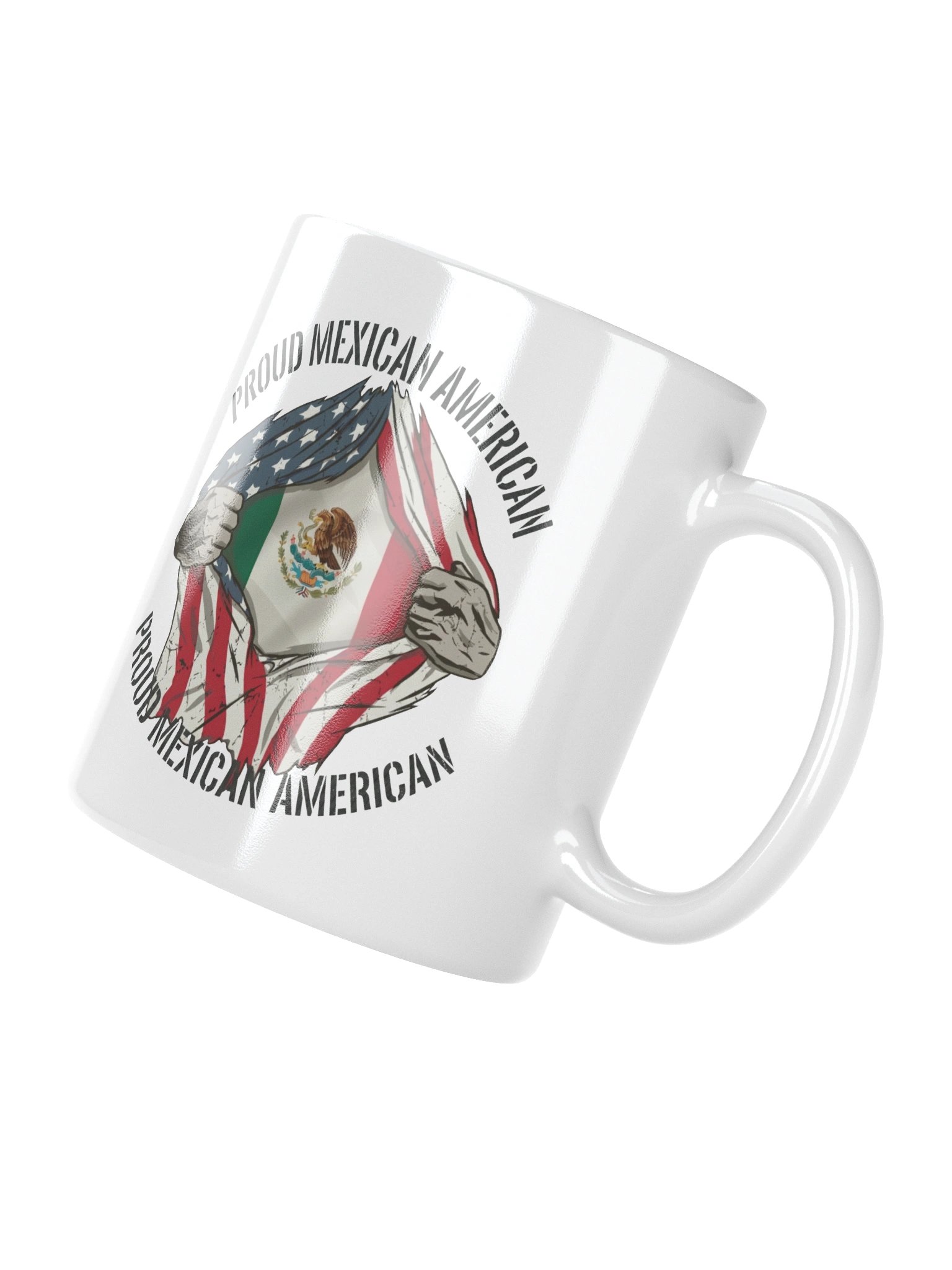 Proud Mexican American Flag Ripping Patriotic Soy Wax Candle product image (4)