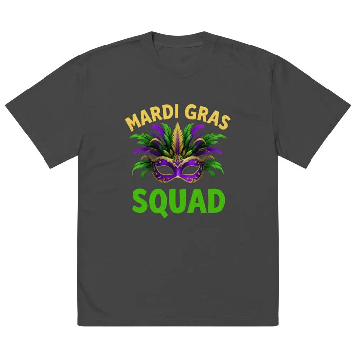 Mardi Gras Squad Oversized Tee product image (5)
