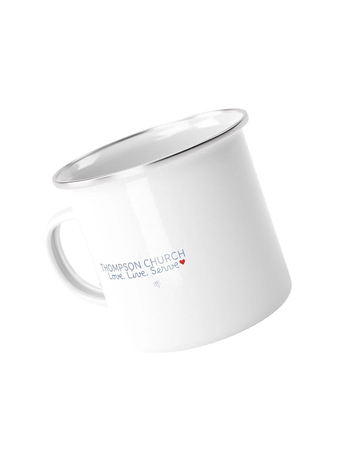 Created by the Creator Enameled Mug product image (2)