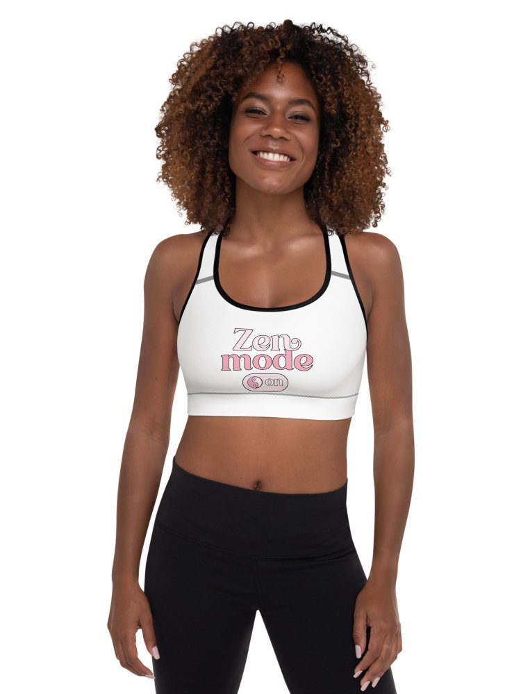 Zen Mode Activator Padded Sports Bra product image (2)