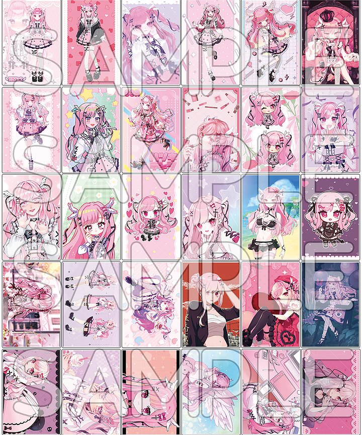 2025 Exclusive Tenshi Birthday Holographic Trading Card Packs (LIMITED EDITION) product image (2)