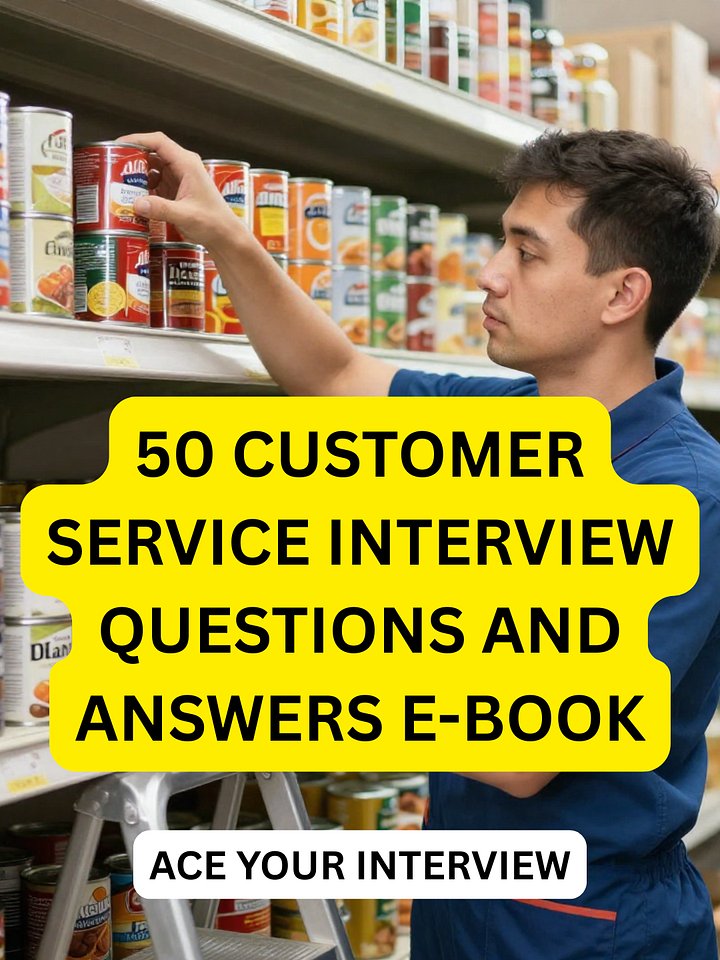 50 Customer service interview questions and answers product image (1)