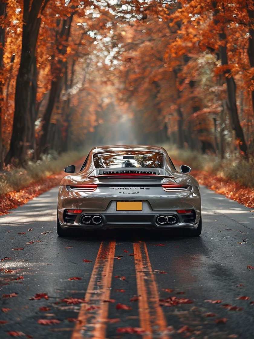 Autumn Drive Framed Matte Poster product image (1)