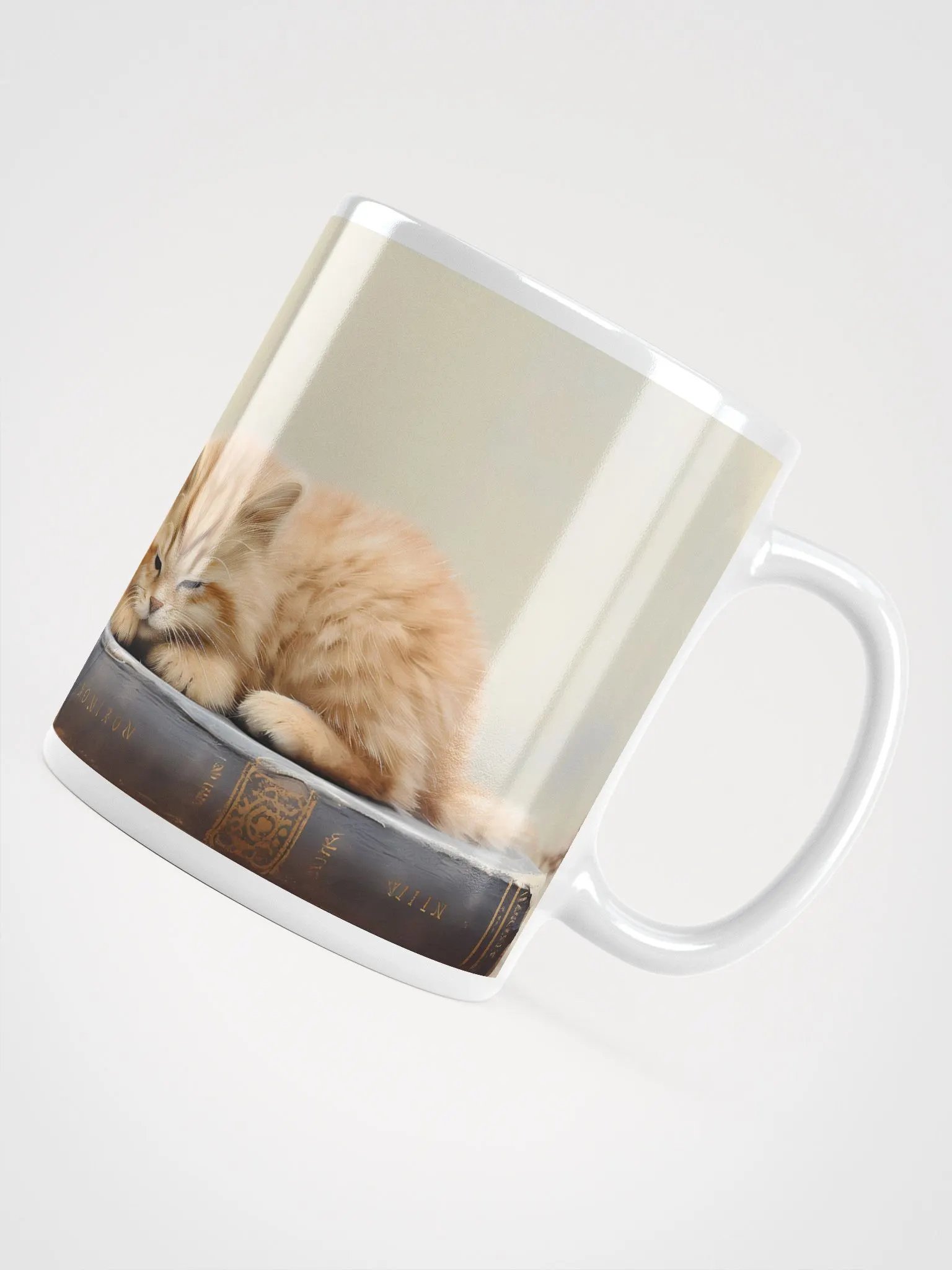 Ginger Kitten Cozy Reading Mug product image (5)