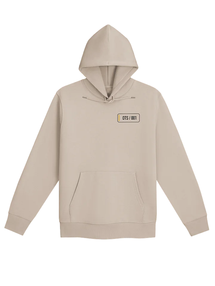 OTS 001 Black Minimal Hoodie product image (1)
