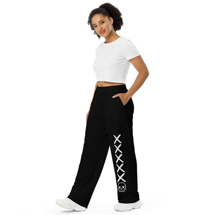 Skull and Cross Wide Leg Pants product image (2)
