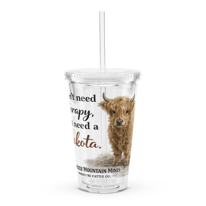 I Don’t Need Therapy Dakota Cow Double Wall Tumbler product image (1)