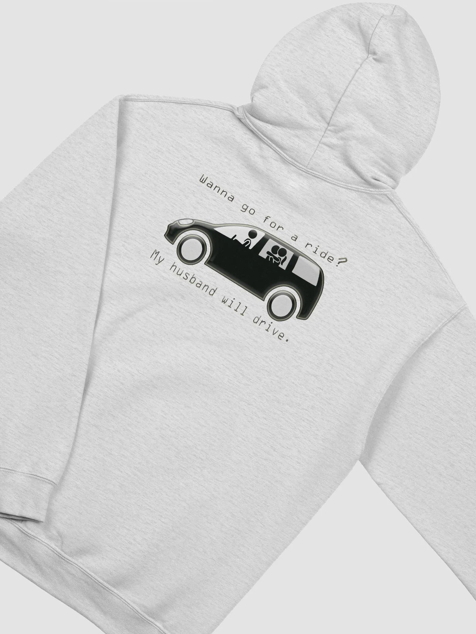 Wanna go for a ride? Hotwife back print hoodie. product image (42)