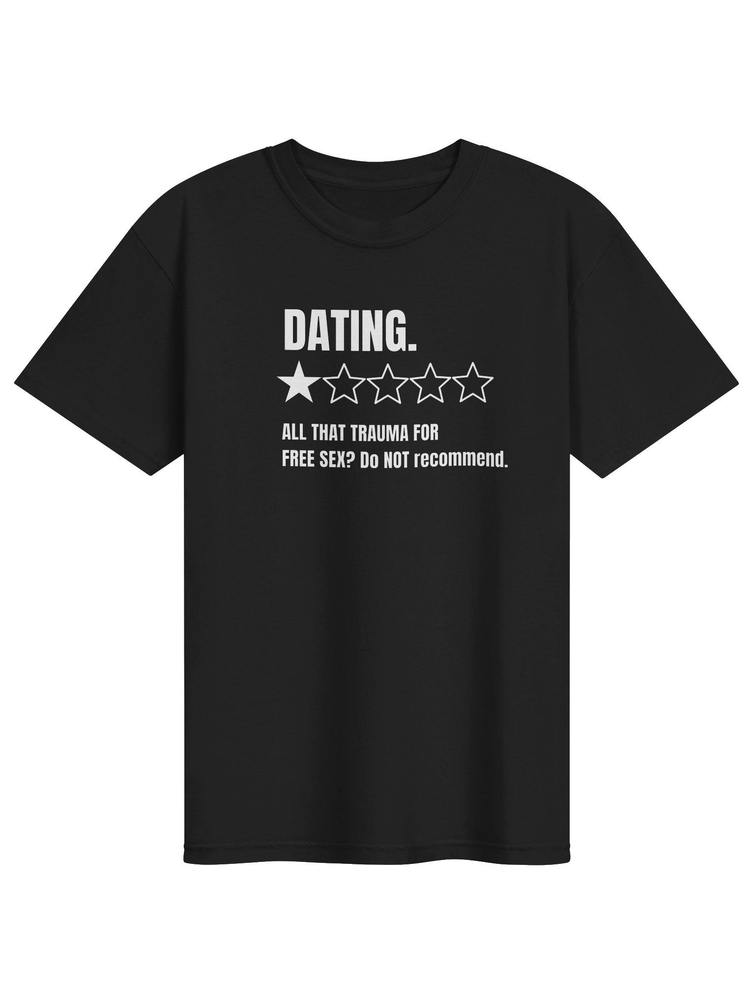 Men’s Funny Graphic T-Shirt Dating Review Rating product image (1)