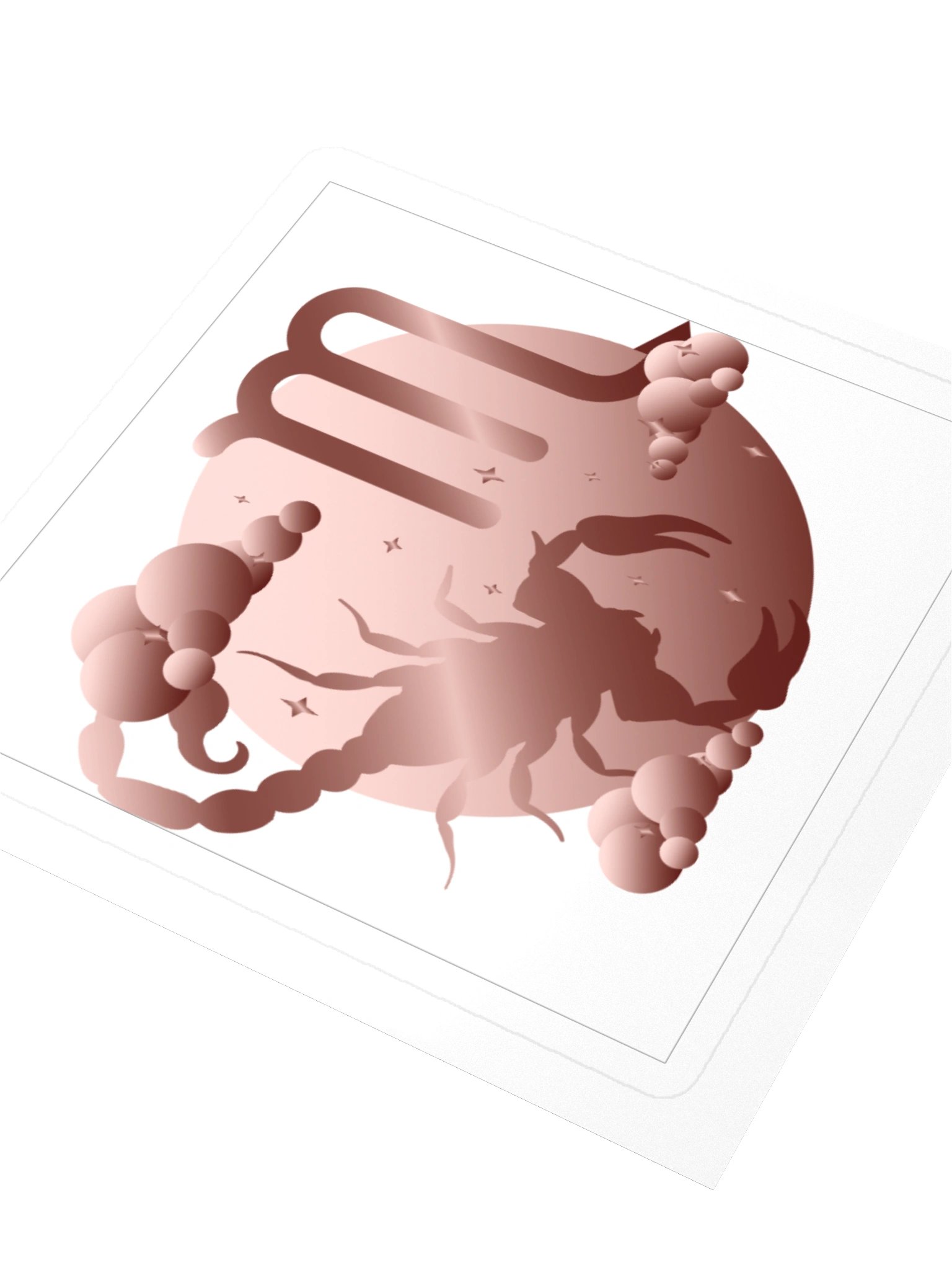 Scorpio Zodiac Sticker — Vibrant Celebration Symbol Design product image (3)