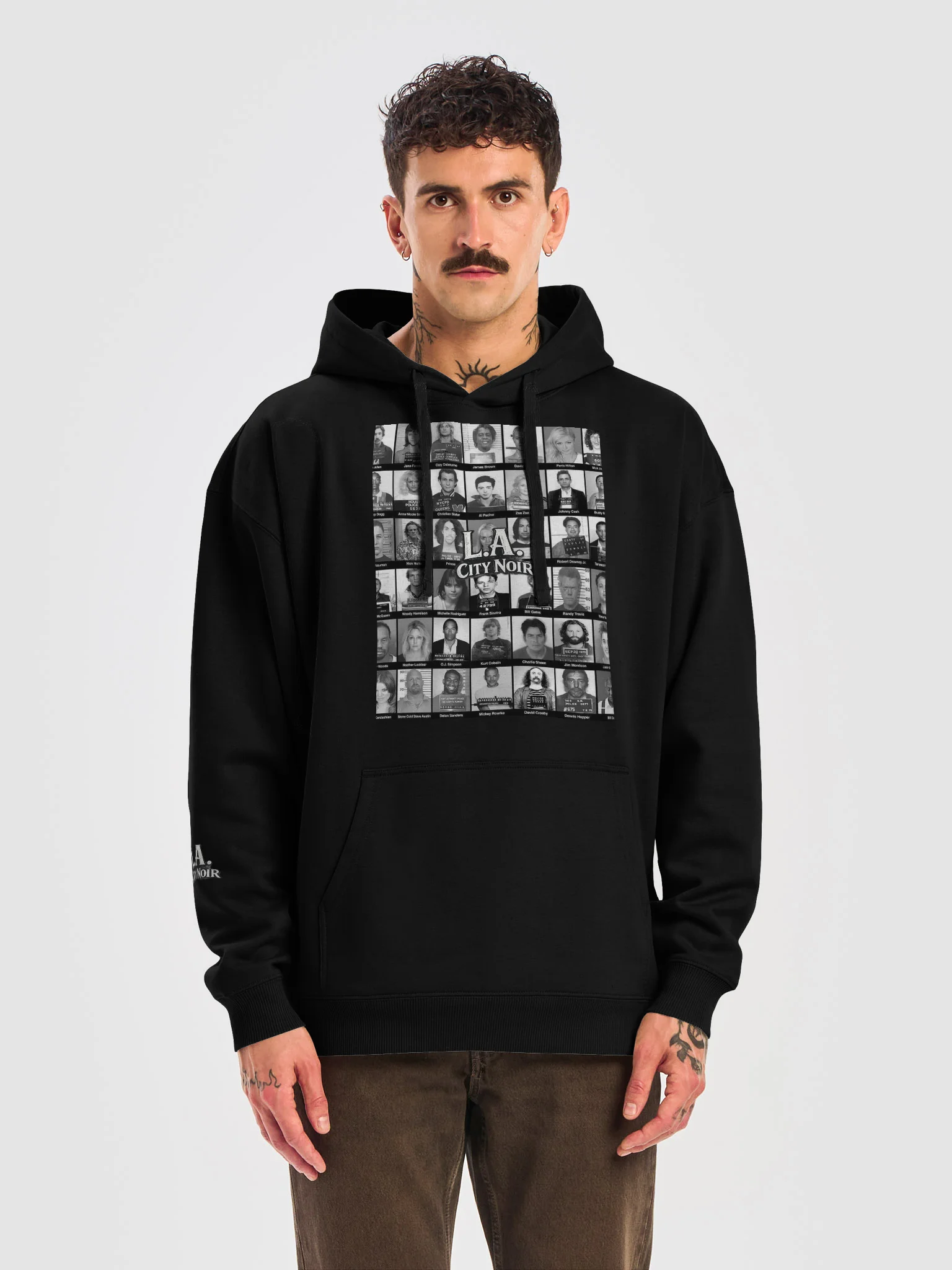L.A. CITY NOIR HOODIE product image (5)