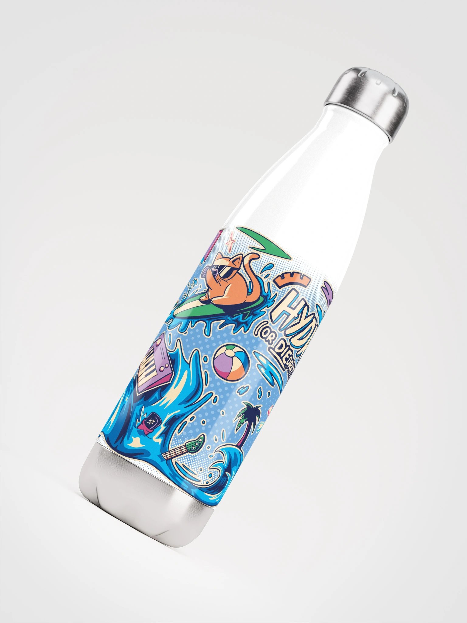 Hydrate (or DIEdrate) | Twist Cap Water Bottle product image (4)