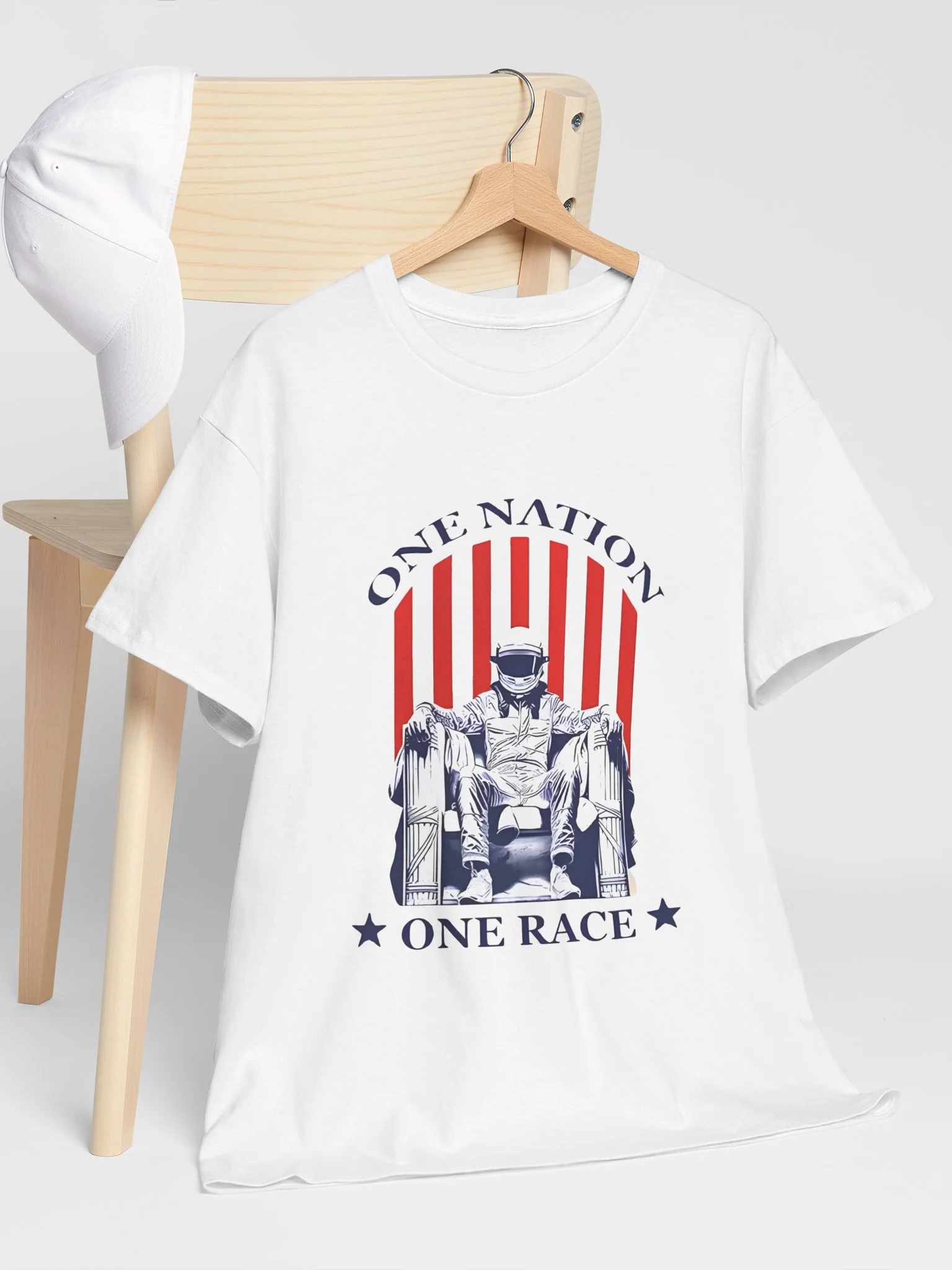One Nation One Race Oversized Shirt product image (126)