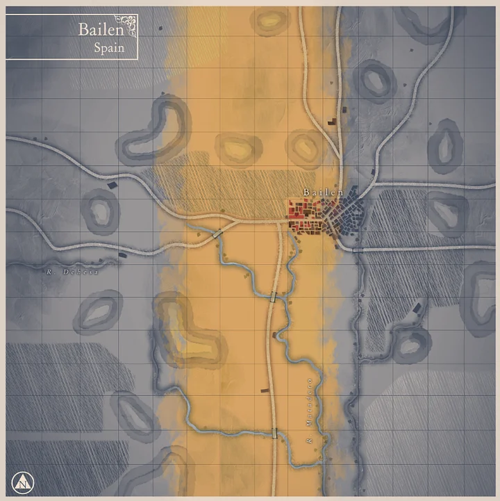 Bailen battle map. product image (2)
