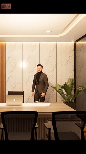 Executive spaces that earn respect.

Clean lines. Warm tones. Zero distractions.

Designed for decision-making, not decoratio...