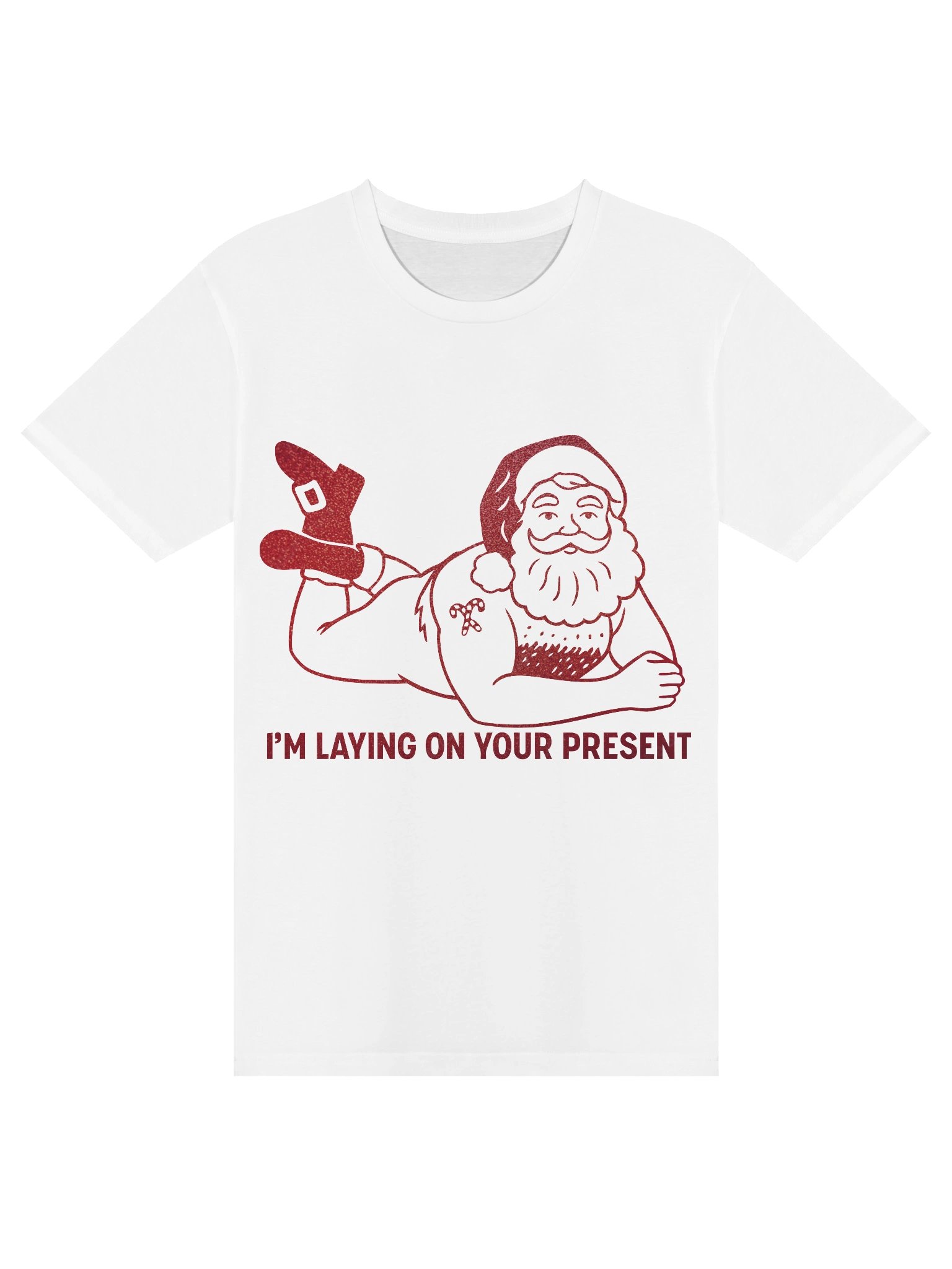 I'm Laying On Your Present Tee product image (1)