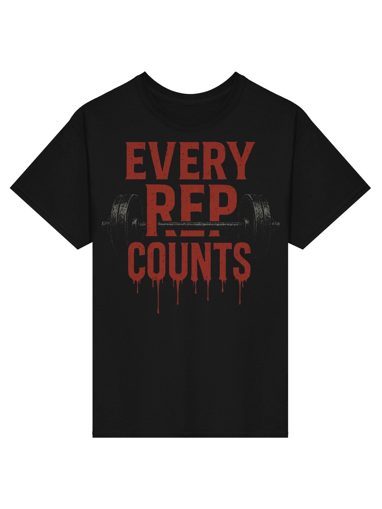 “Every Rep Counts” Motivational Gym Tee product image (1)