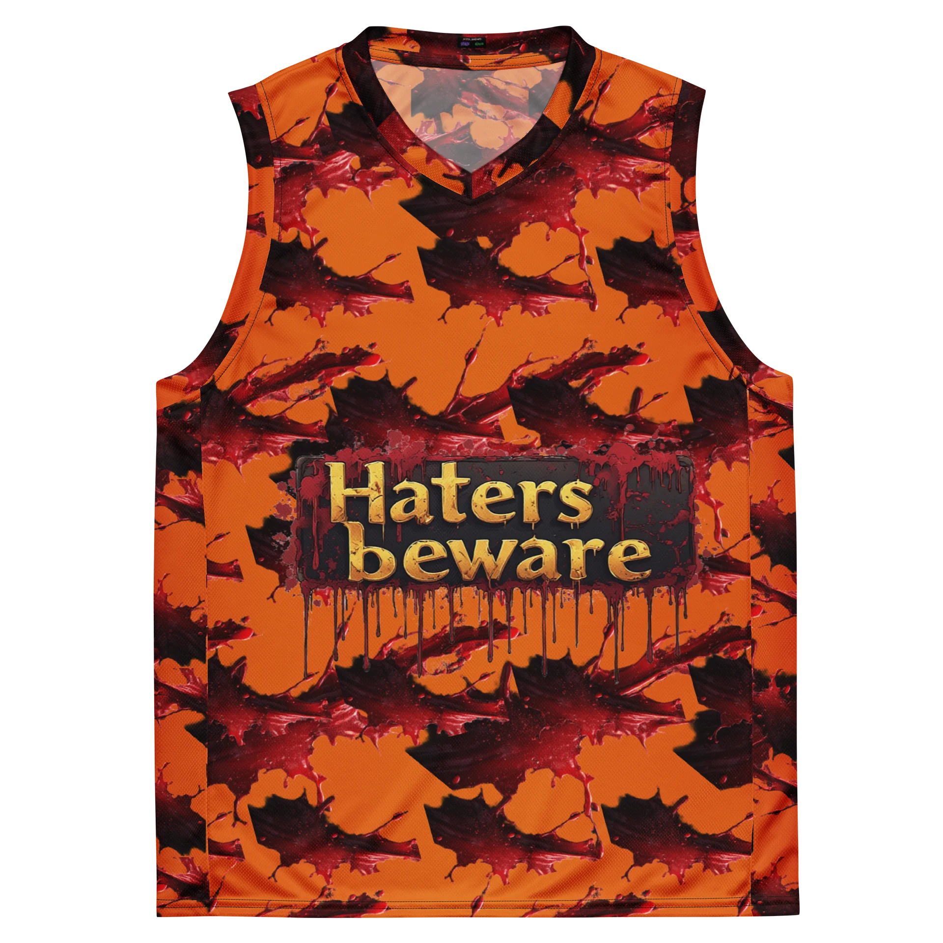 beware Unisex Basketball Jersey product image (2)