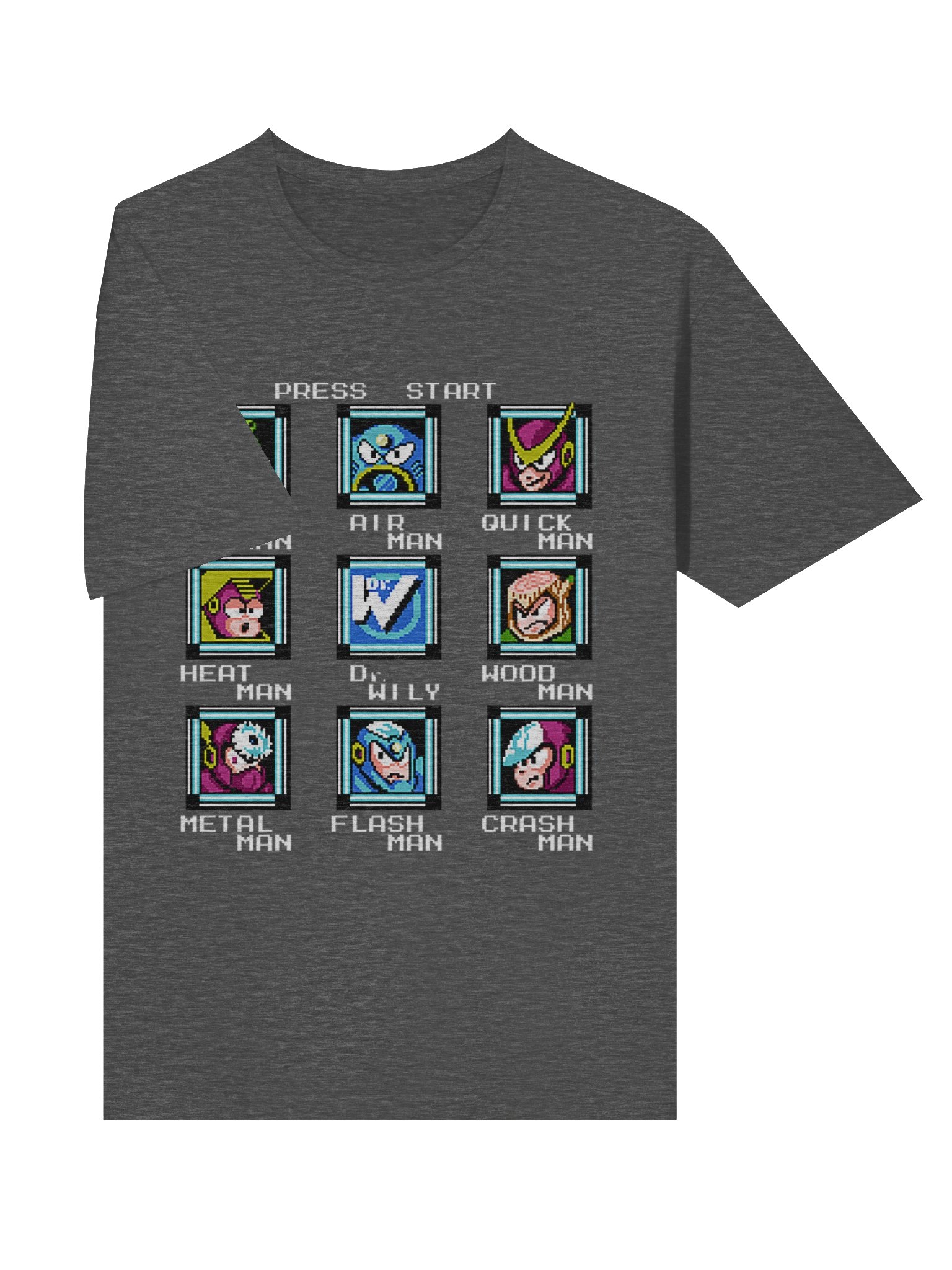 Mega Man 2 Stage Select Shirt product image (4)