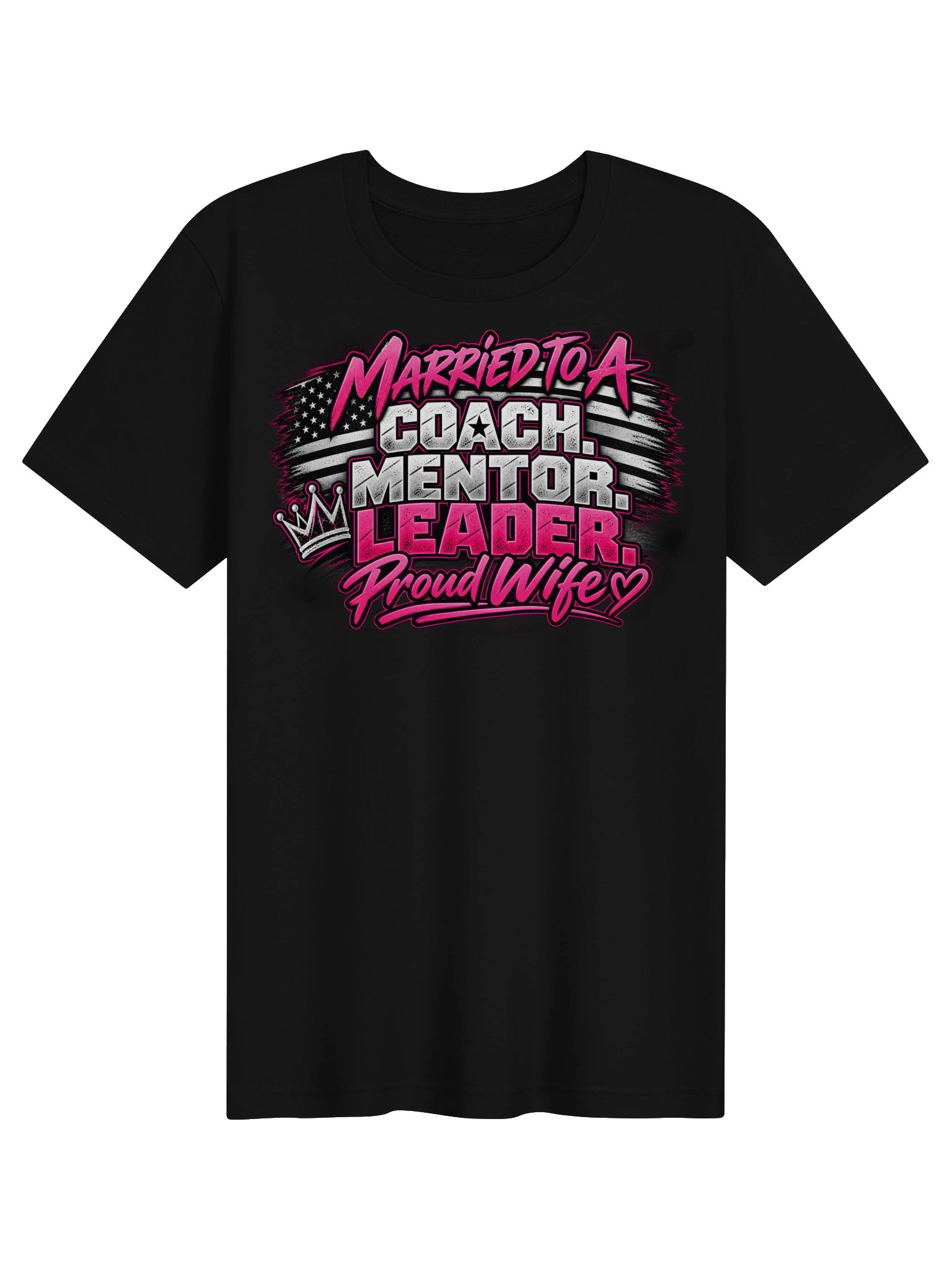 Married to a Coach. Mentor. Leader. | Proud Wife Tee product image (1)