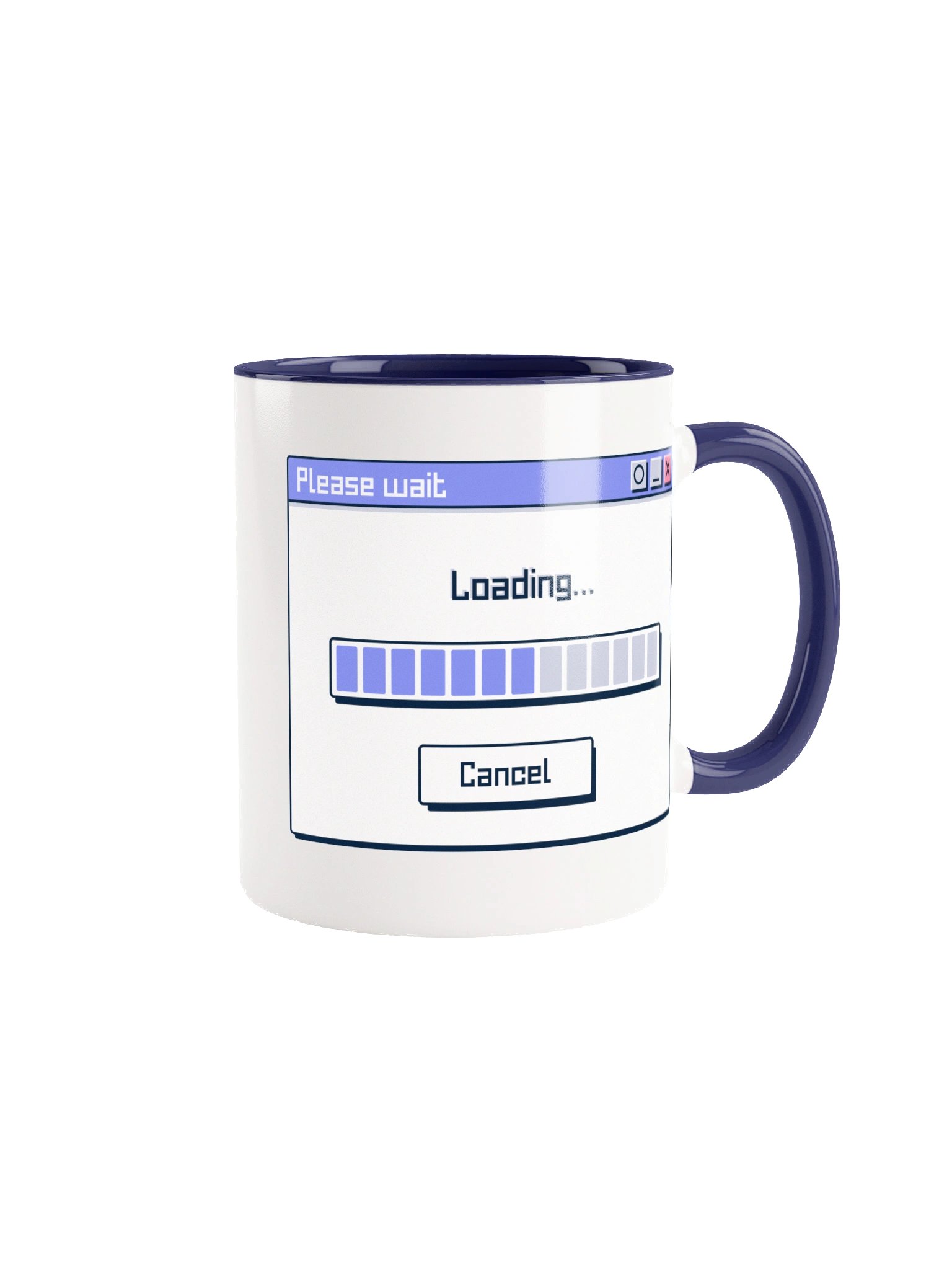 Colored Retro Loading Screen Ceramic Mug product image (1)