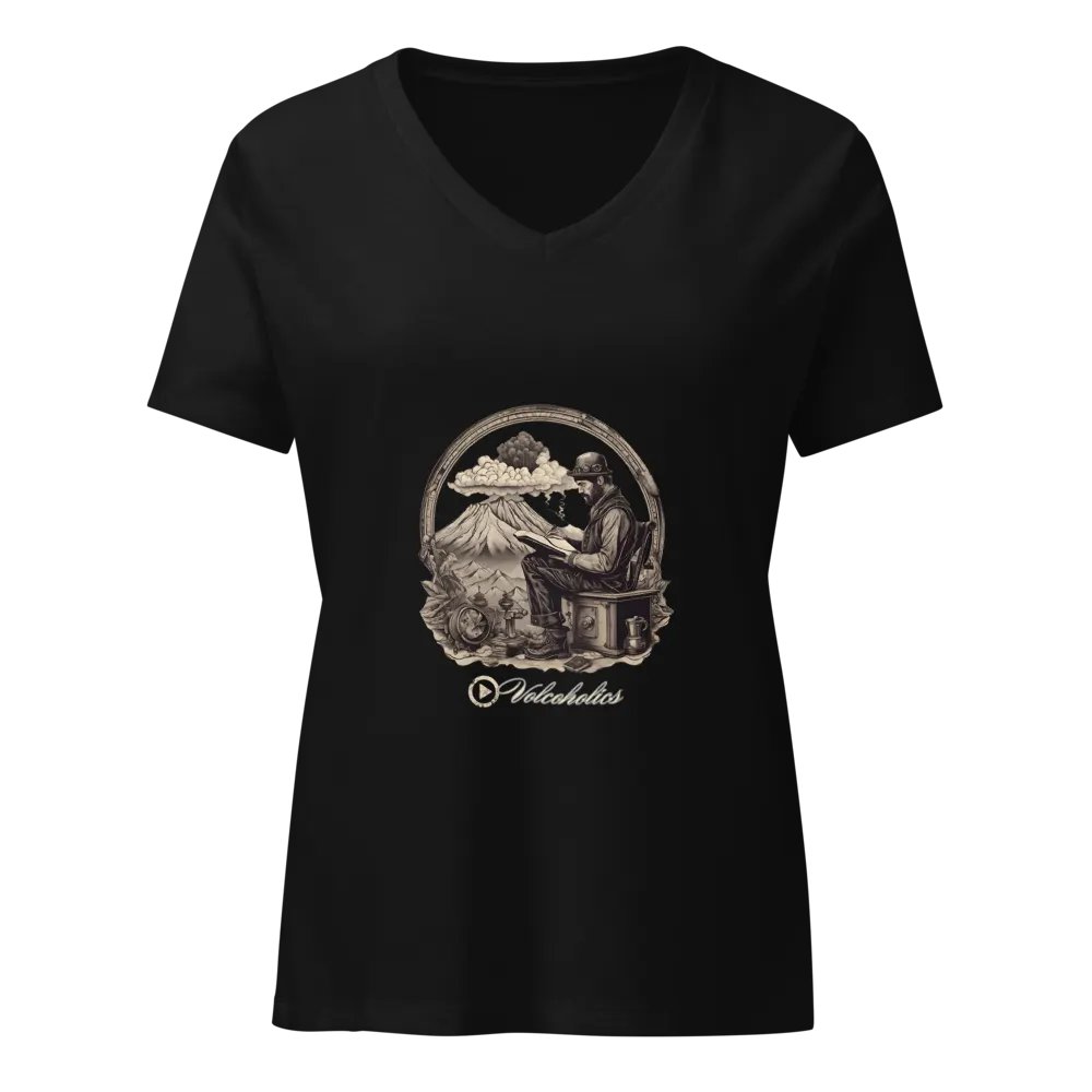 Explorer's Journal Women's V-Neck Tee product image (1)