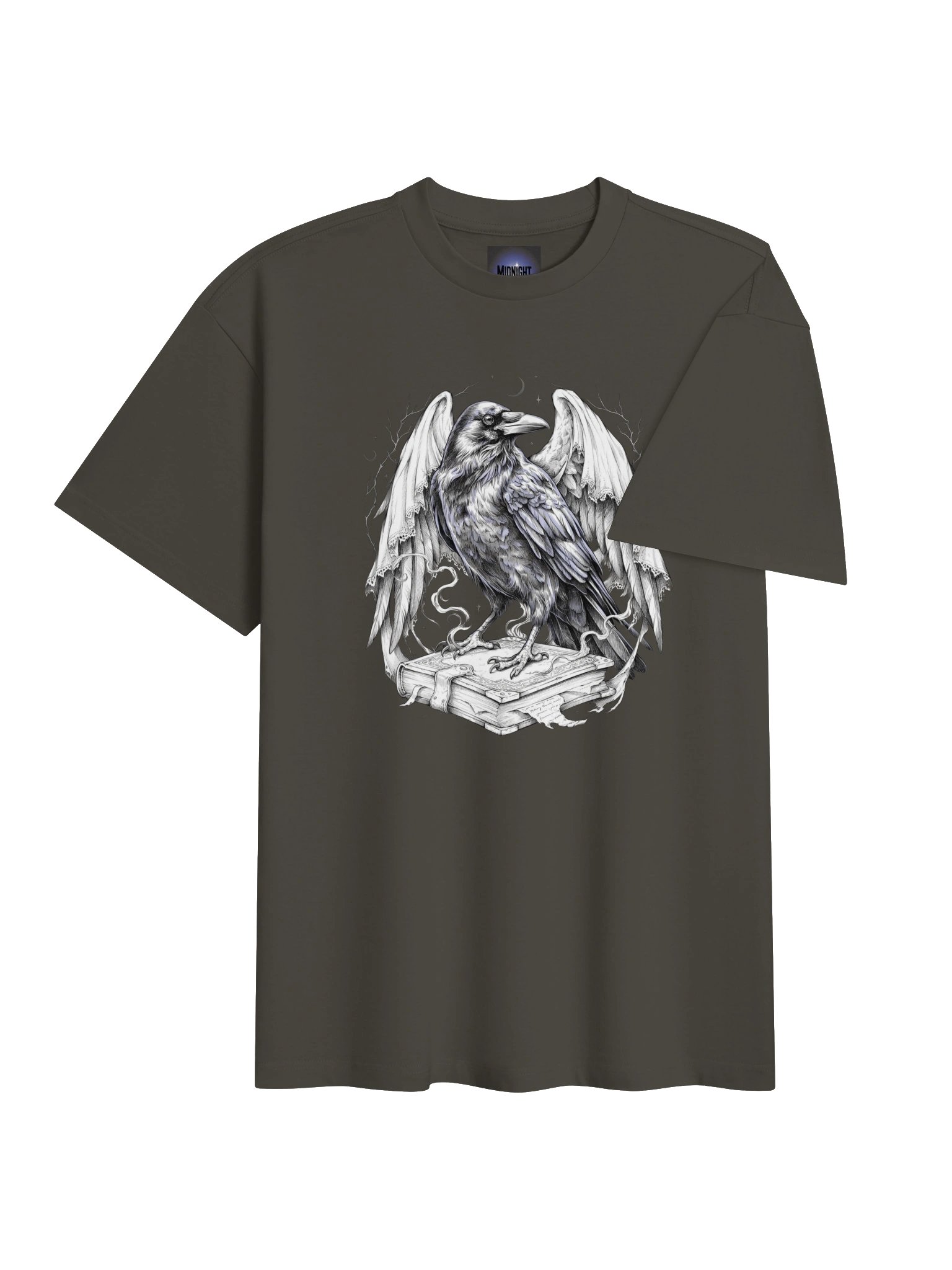Grimoire Raven // Winged Codex Heavyweight Box Tee product image (6)
