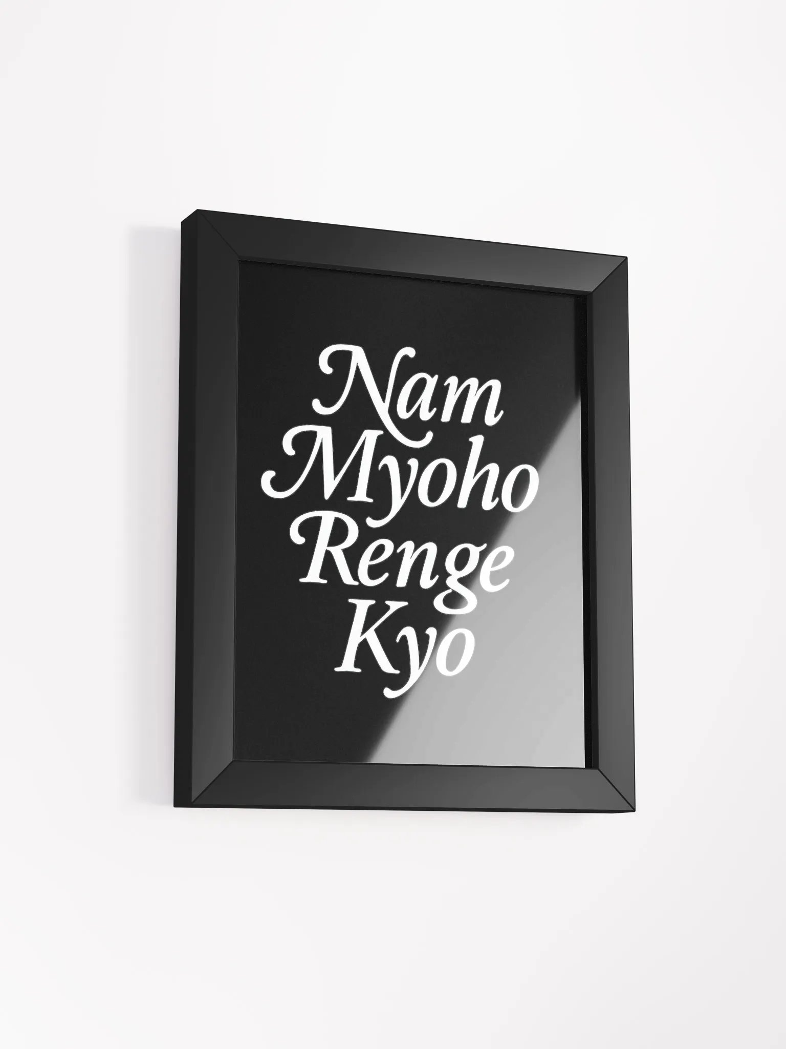 Framed Nam-Myoho-Renge-Kyo Poster – Inspire Your Space with the Mystic Law product image (2)